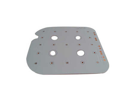 2L copper substrate 2.4mm white oil lead-free tin spraying